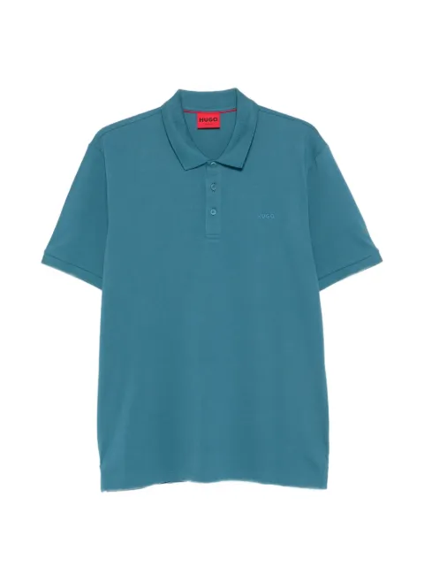 HUGO logo-detail polo shirt