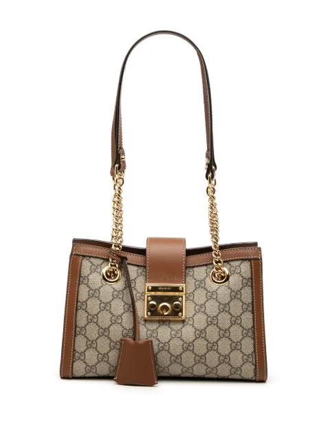 Gucci Pre-Owned 2000-2015 Small GG Supreme Padlock tote bag