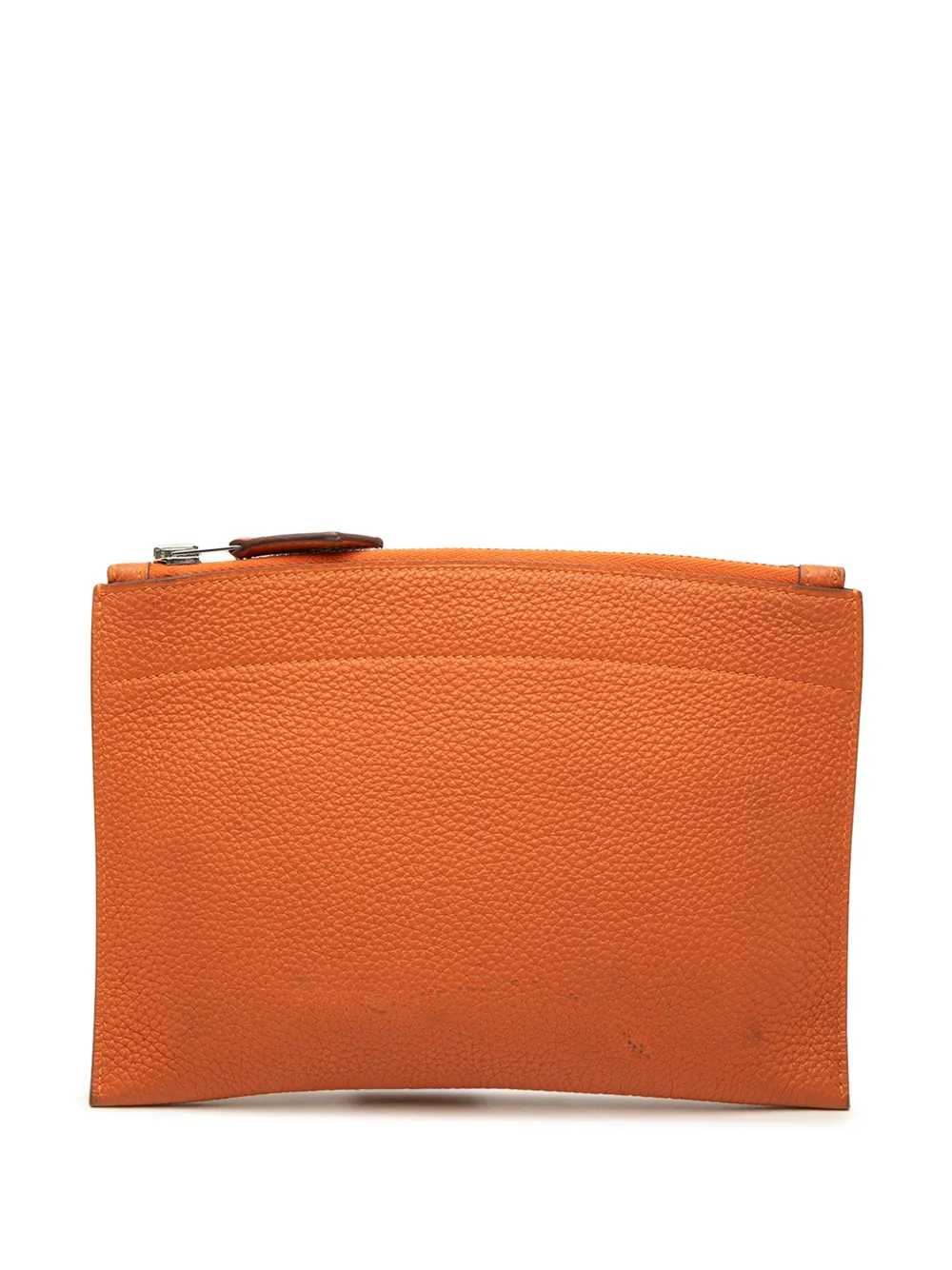Hermès Pre-Owned 2014 Mini Togo Bazar Pouch clutch bag - Orange