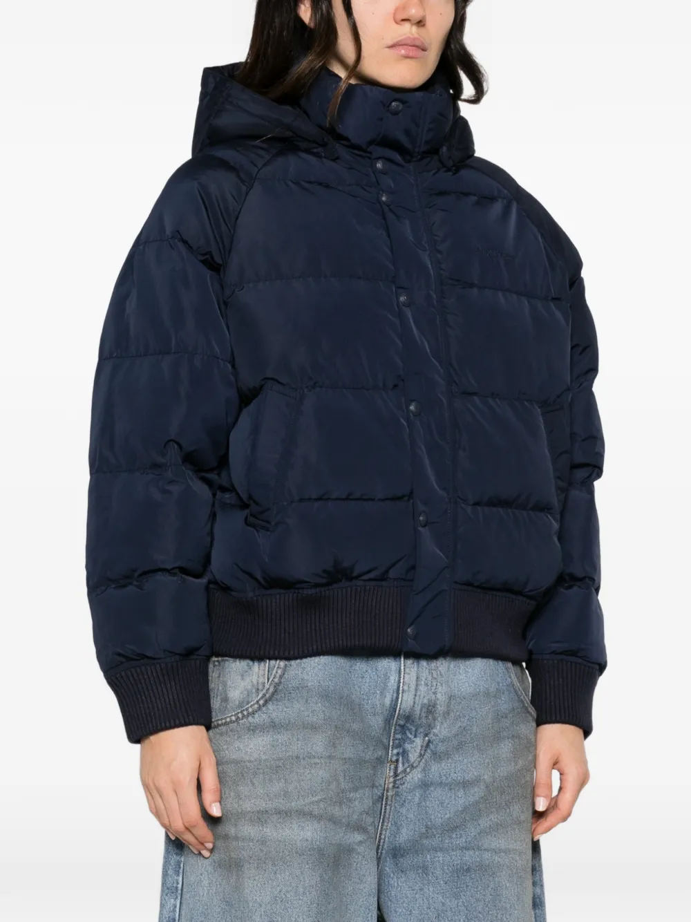 Zadig&Voltaire Kellis quilted hooded jacket Blauw