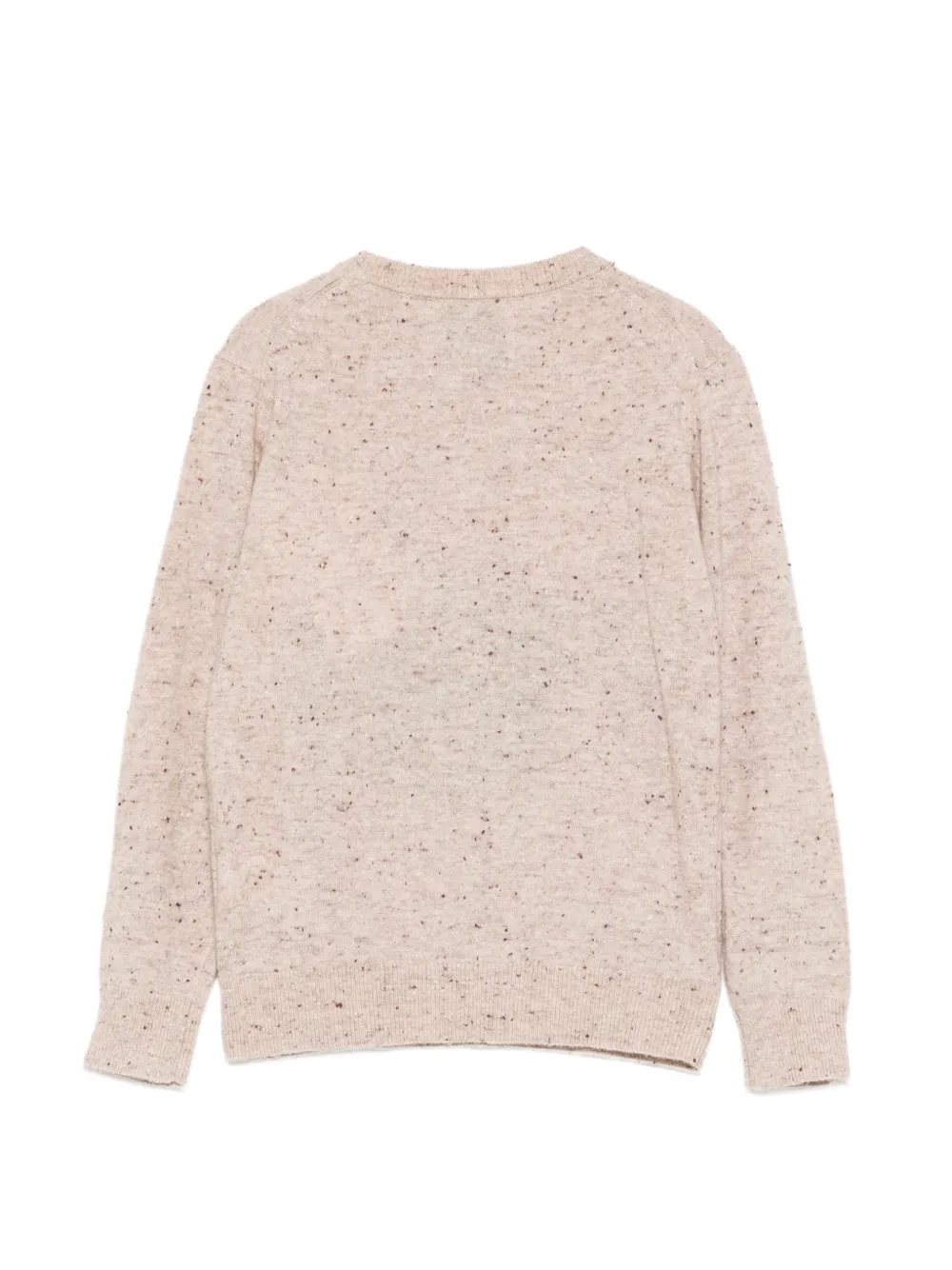 MC2 Saint Barth Kids intarsia-knit flecked sweater Beige