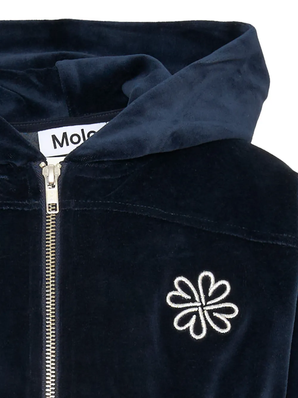 Molo Madeleine zip-up hoodie Blauw
