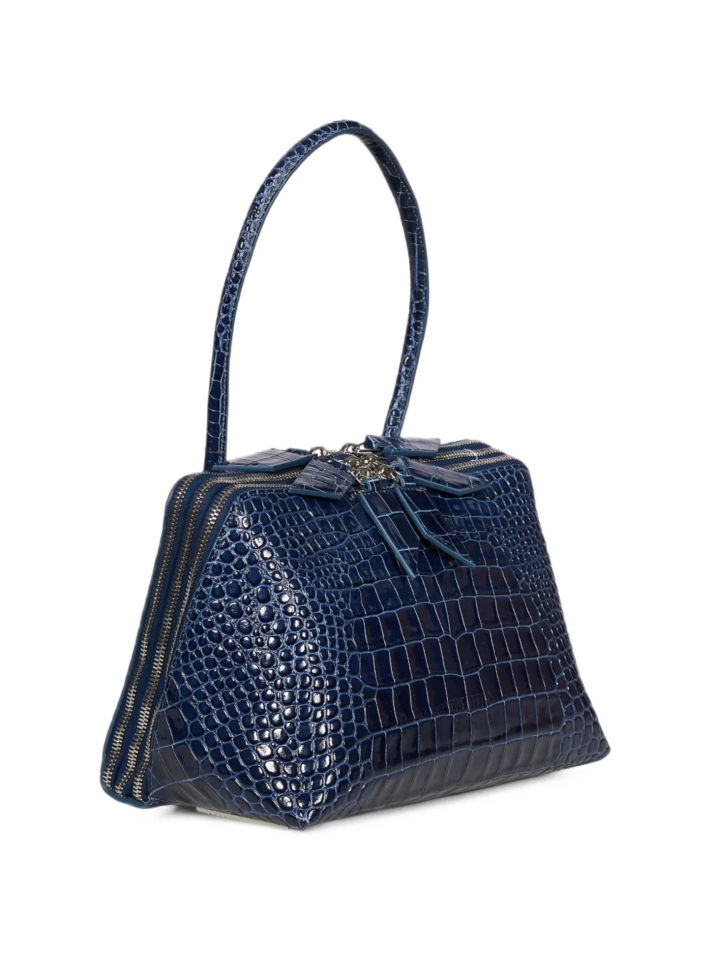 The Attico ''L'altra di Milano'' dark blue shoulder bag