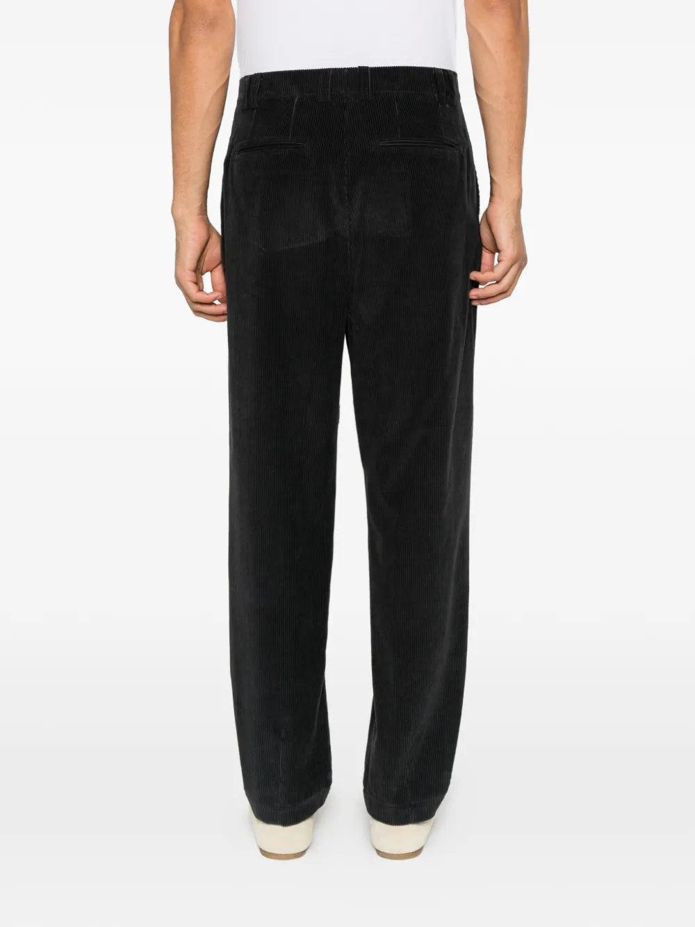 Canali corduroy trousers Blauw