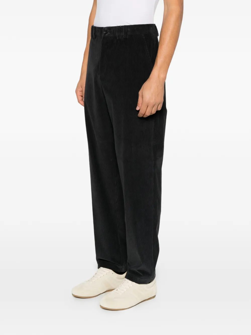 Canali corduroy trousers Blauw