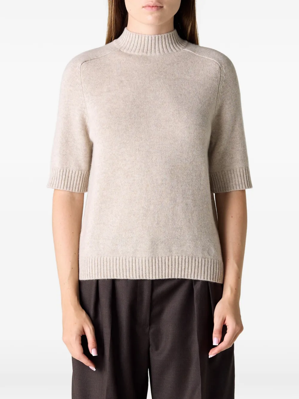 LouLou de Saison Ruth cashmere sweater Beige