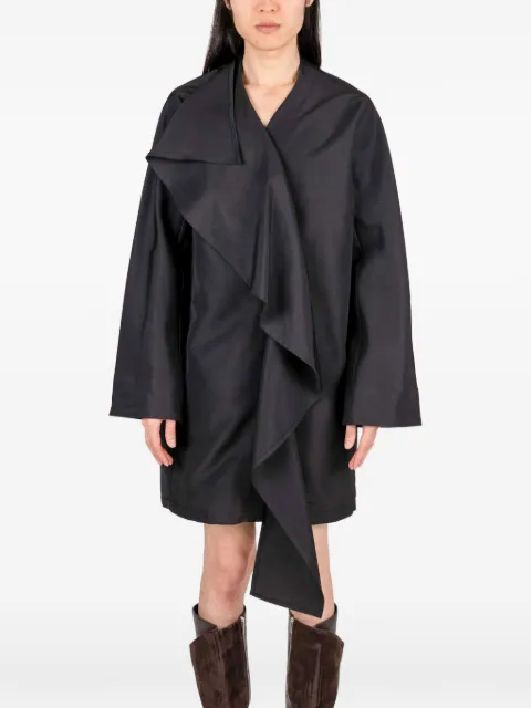 Niccolò Pasqualetti draped asymmetric oversized mini dress