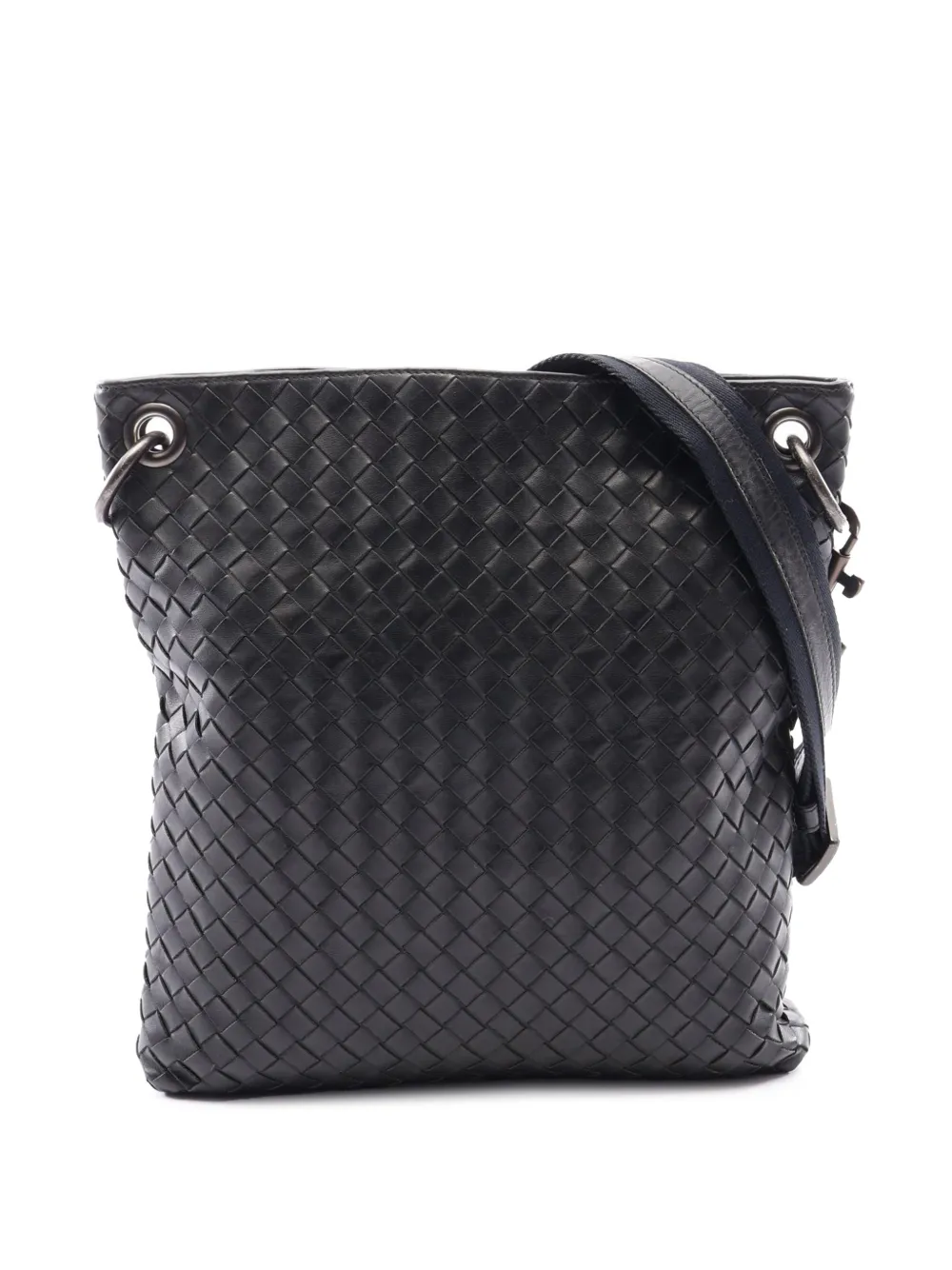Bottega Veneta Pre-Owned 2012-2026 Intrecciato crossbody bag - Schwarz