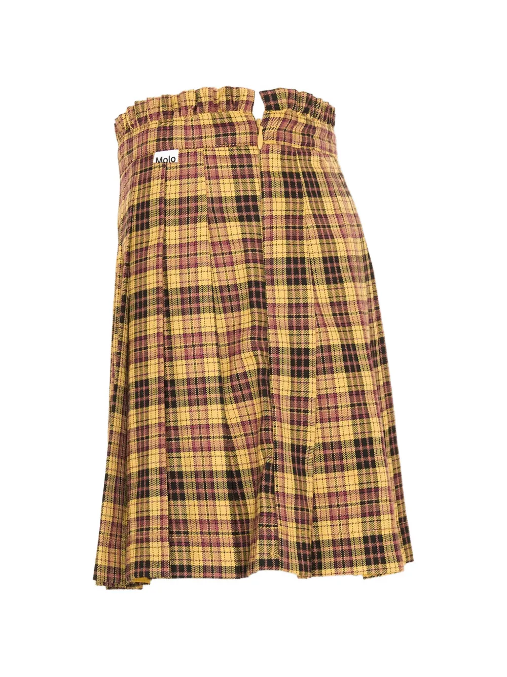Molo Bolata pleated skirt Geel
