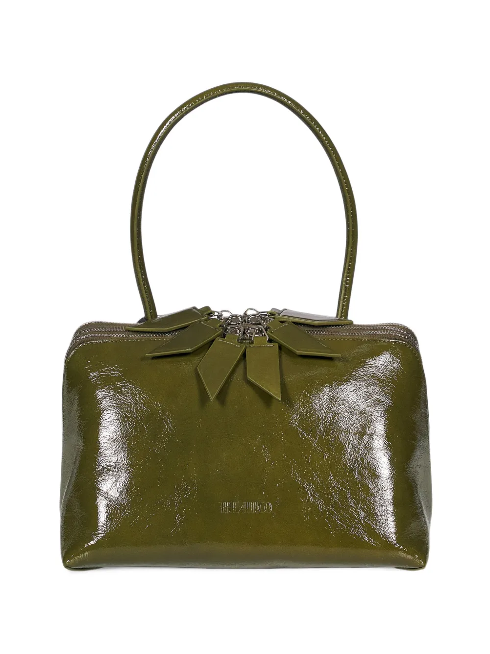 The Attico ''L'altra di Milano'' olive shoulder bag - Grün