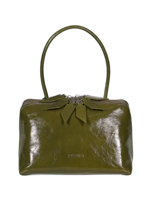 The Attico ''L'altra di Milano'' olive shoulder bag