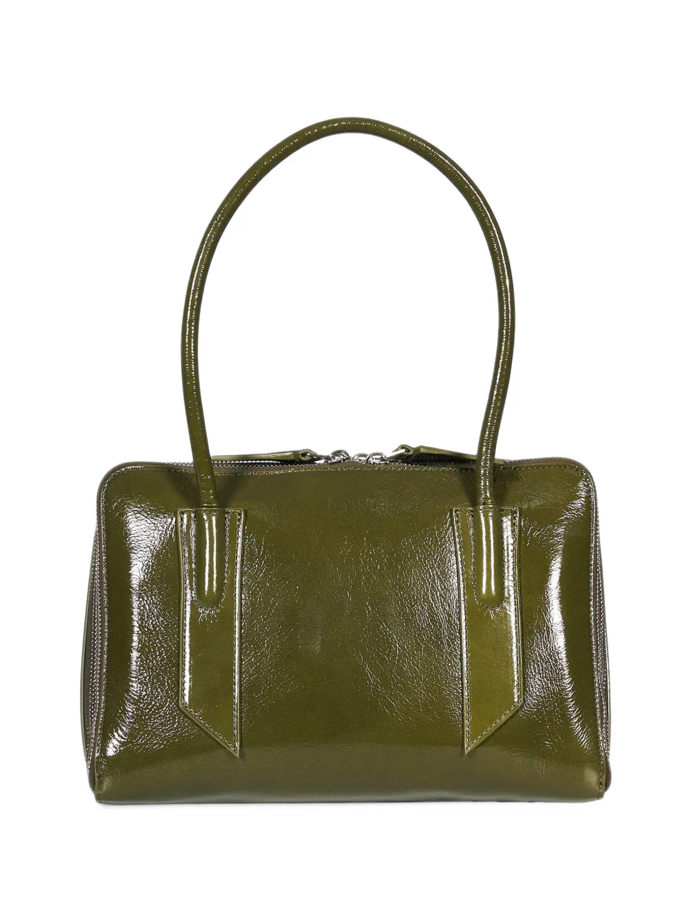 The Attico ''L'altra di Milano'' olive shoulder bag Groen