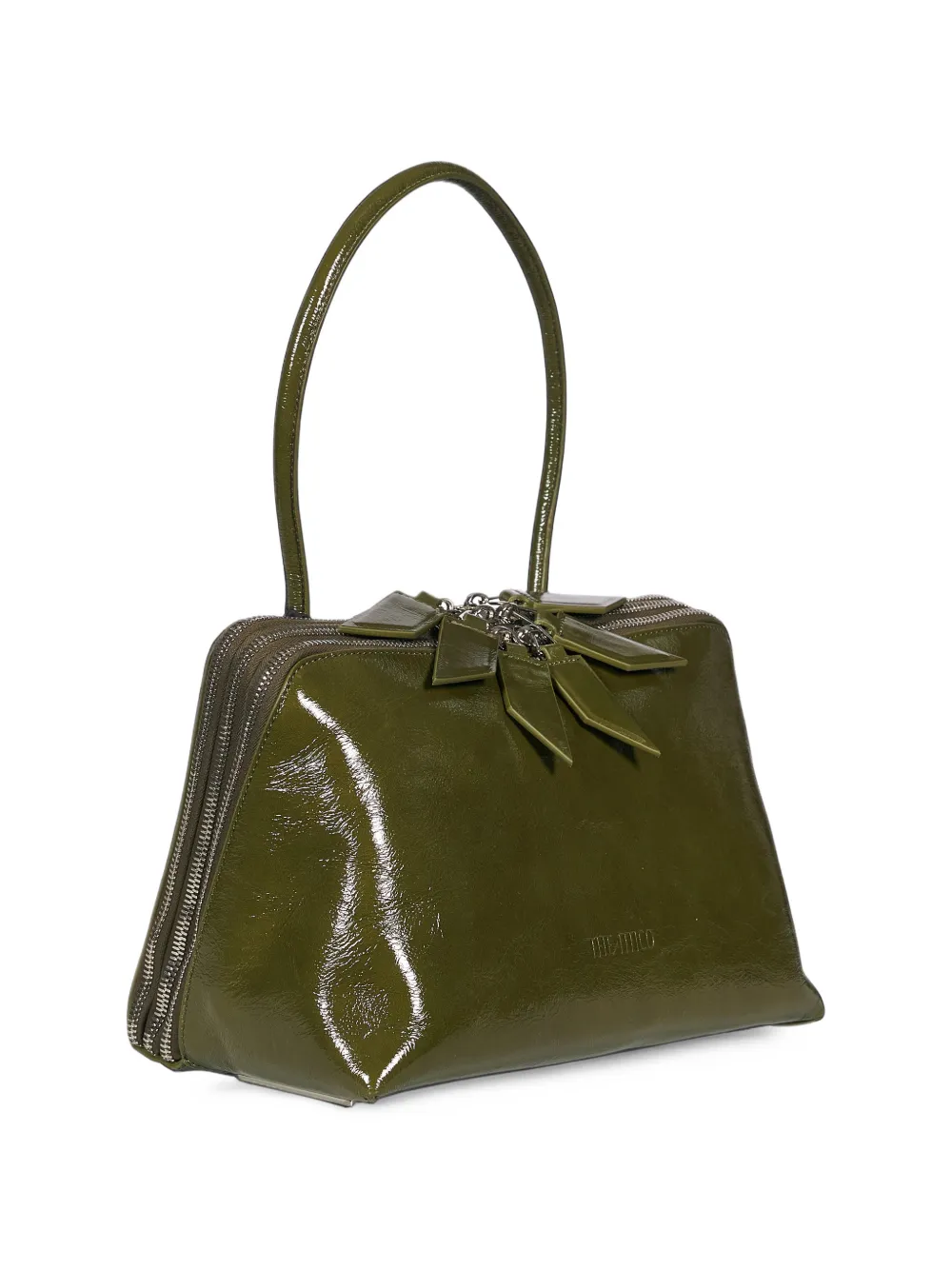 The Attico ''L'altra di Milano'' olive shoulder bag Groen