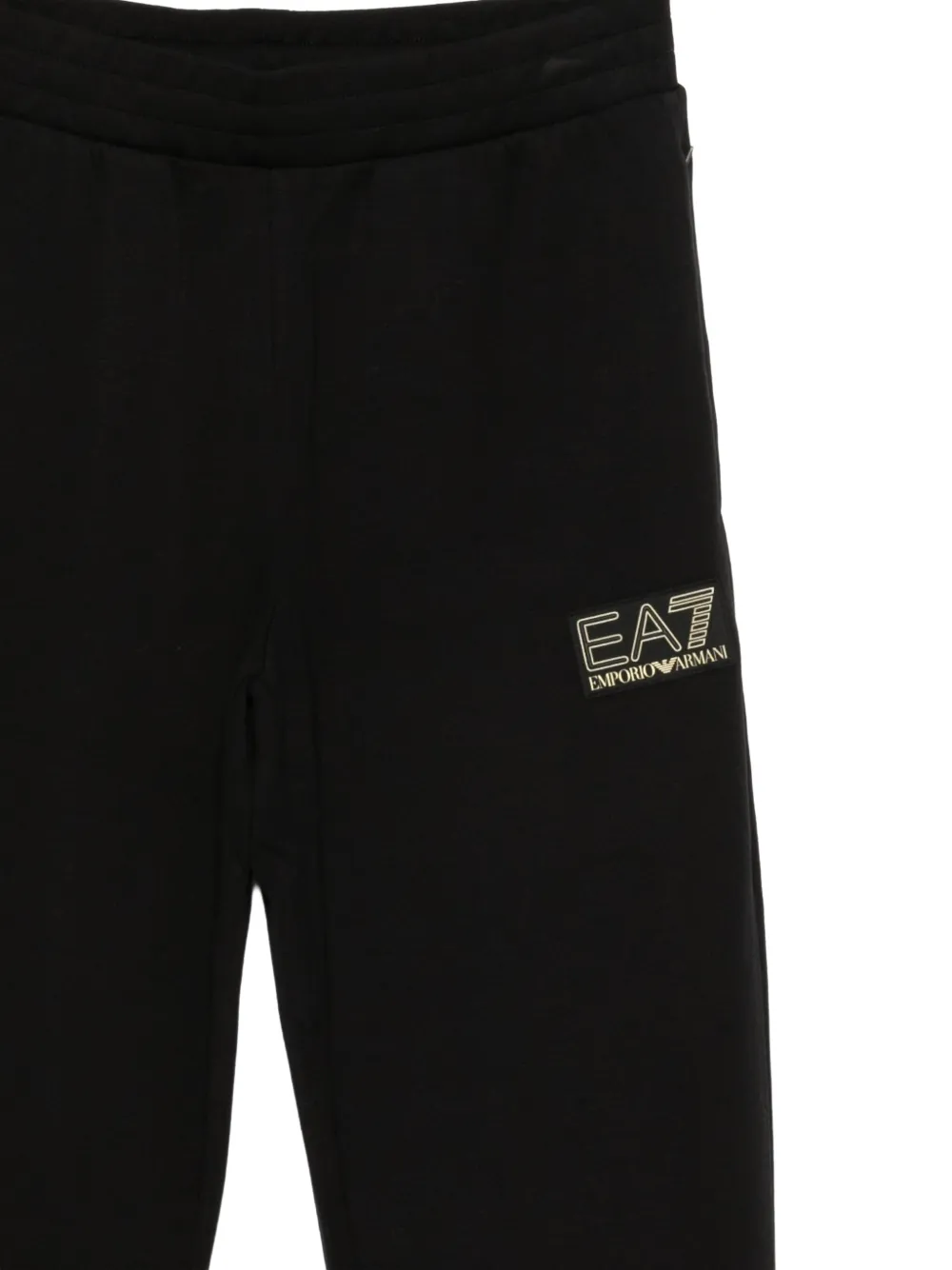 Ea7 Emporio Armani logo-patch track pants Zwart