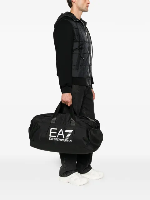 Ea7 Emporio Armani logo-print holdall bag
