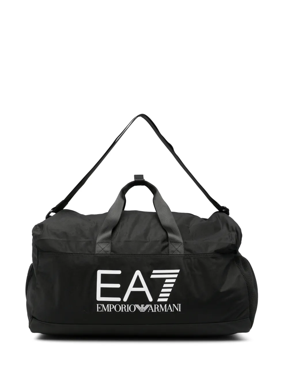 Ea7 Emporio Armani logo-print holdall bag - Nero