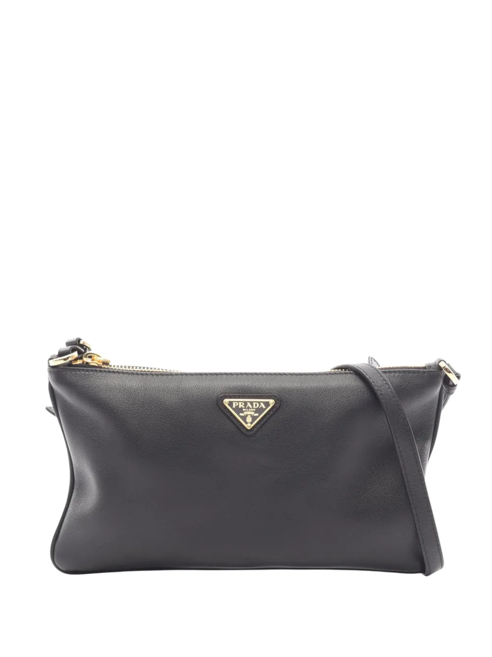 Prada Pre-Owned 2013-2026 Vitello Daino crossbody bag - Schwarz