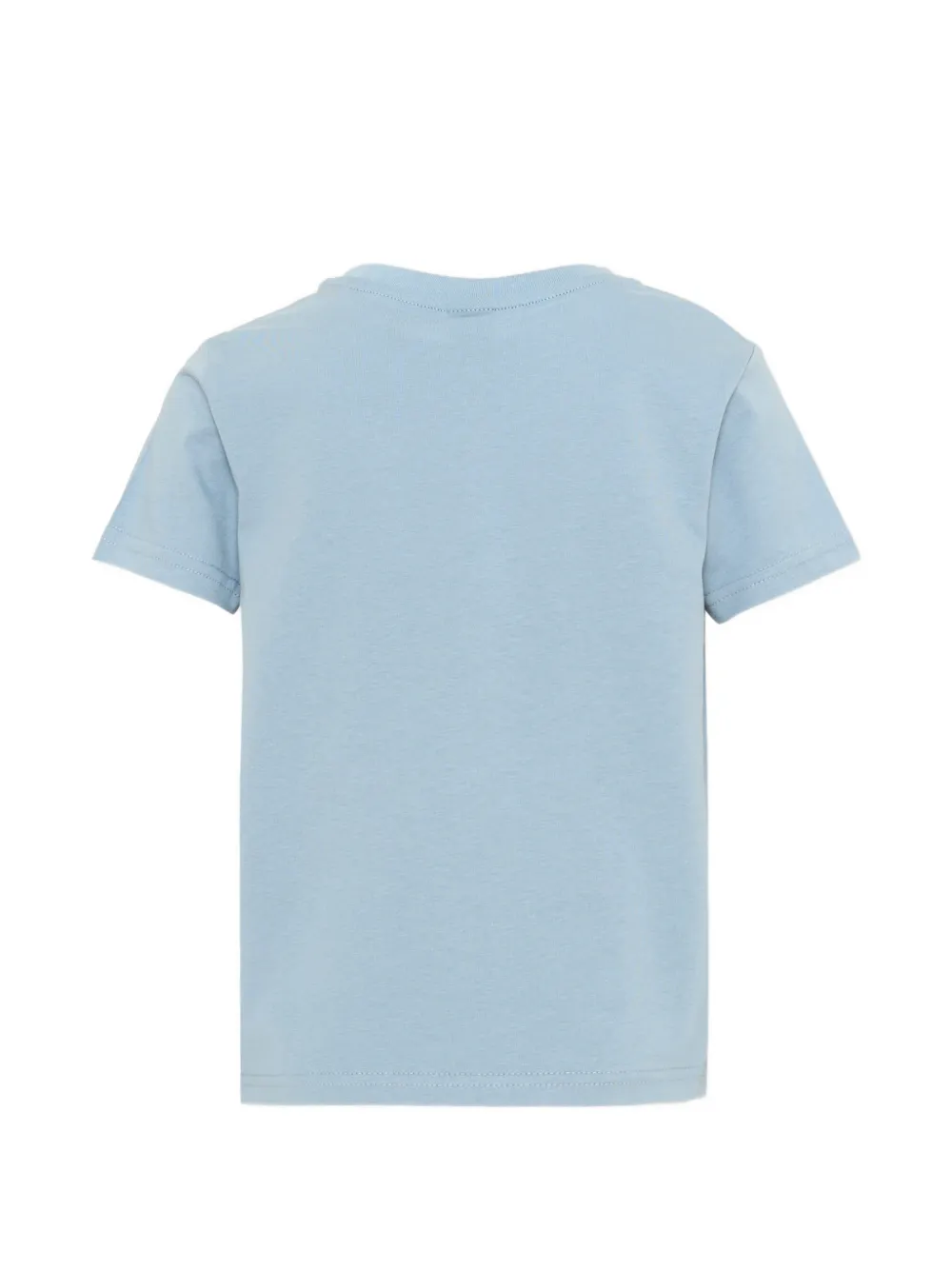 North Sails Kids crew-neck logo-patch T-shirt Blauw