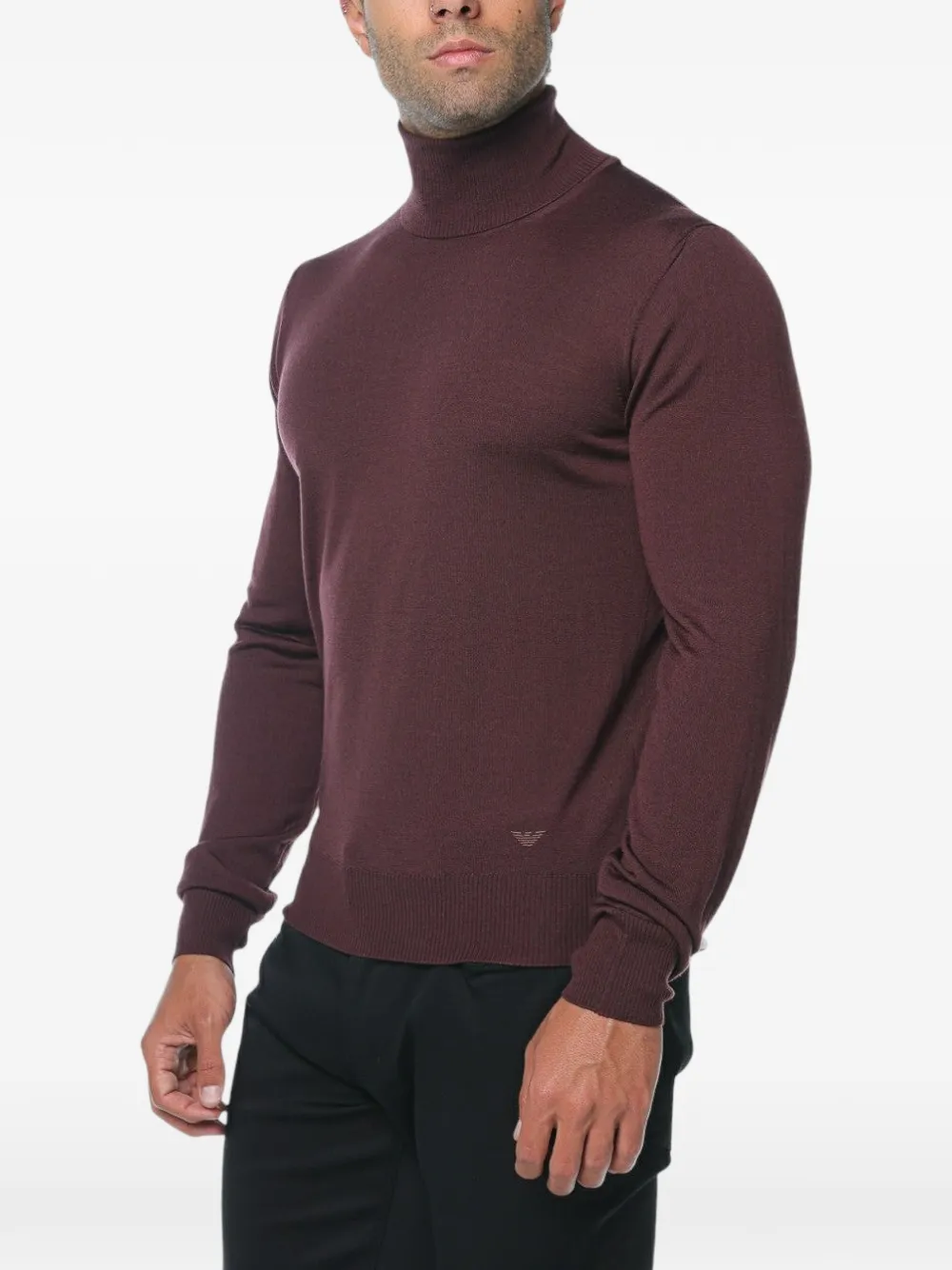 Emporio Armani Wollen coltrui Bruin