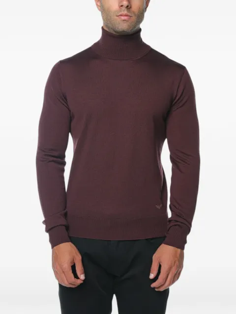 Emporio Armani roll-neck wool sweater