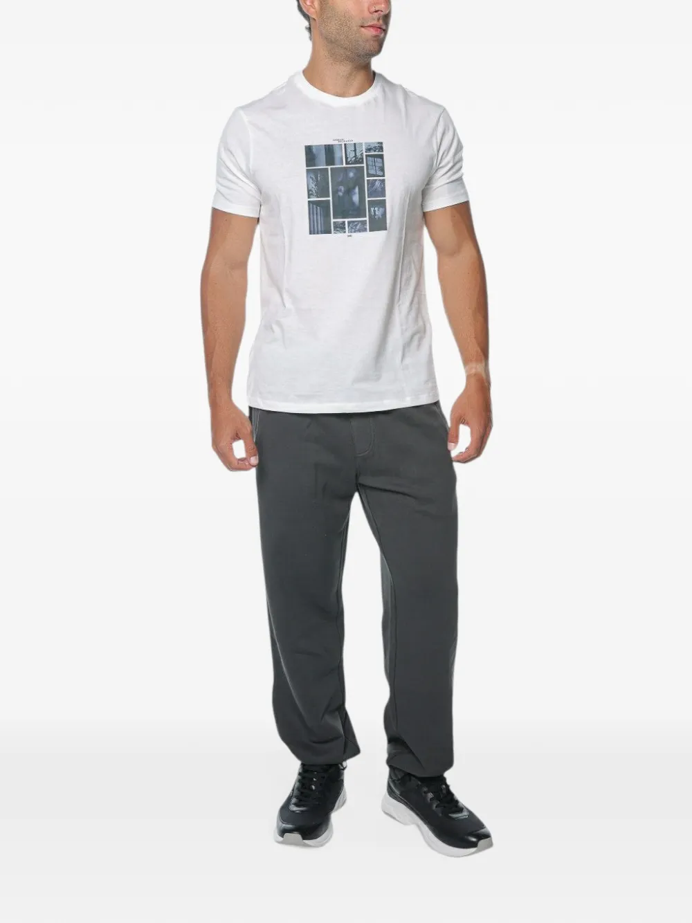G-Star RAW Unit washed-effect drawstring track pants Grijs