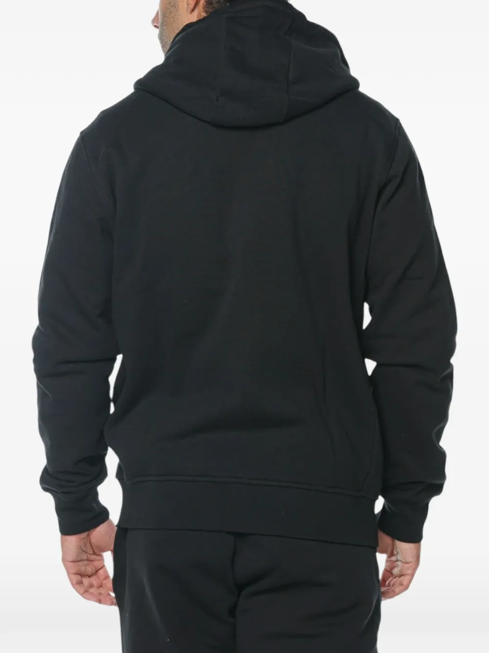 Trussardi zip-up hoodie Zwart