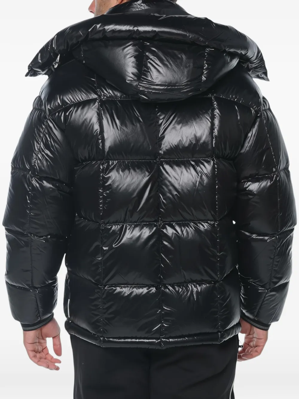 Armani Exchange Gevoerd jack met capuchon Zwart