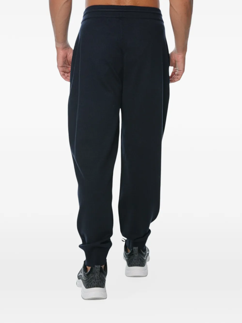 Armani Exchange Trainingsbroek met trekkoordtaille Blauw