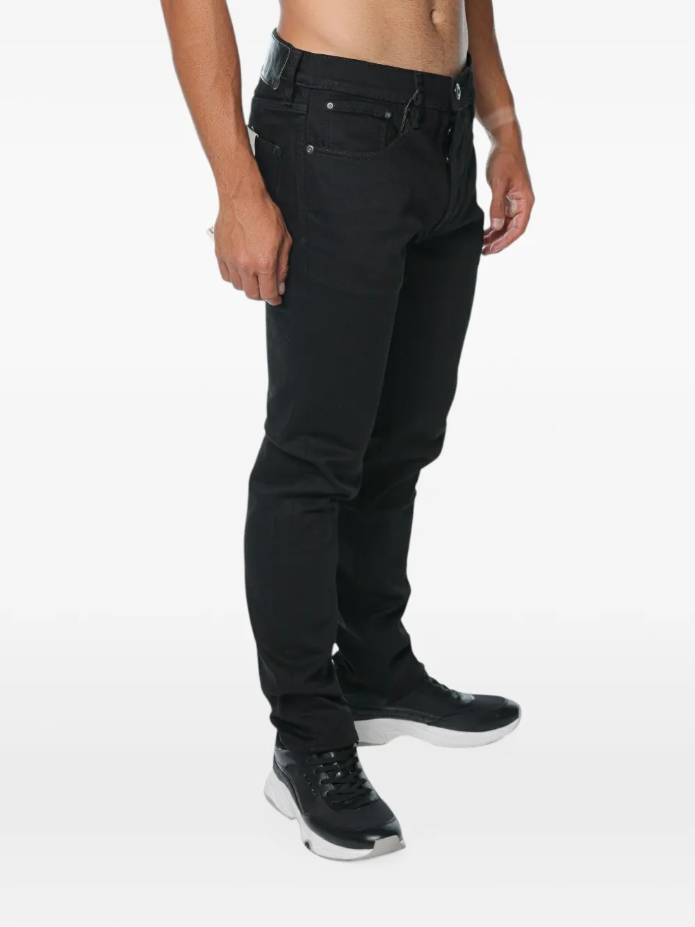 G-Star RAW Streem slim-fit jeans met toelopende pijpen Zwart