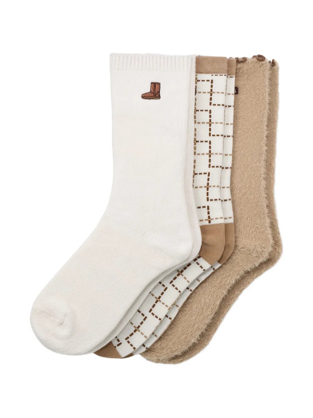 UGG Classic crew socks (set of three) - Toni neutri