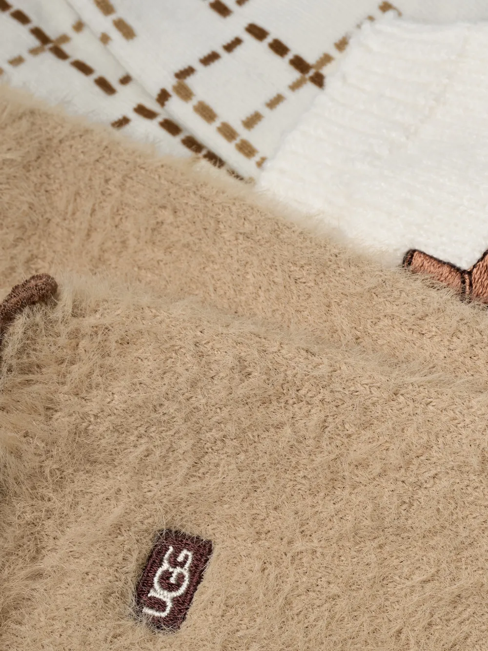 UGG Classic crew socks (set of three) Beige