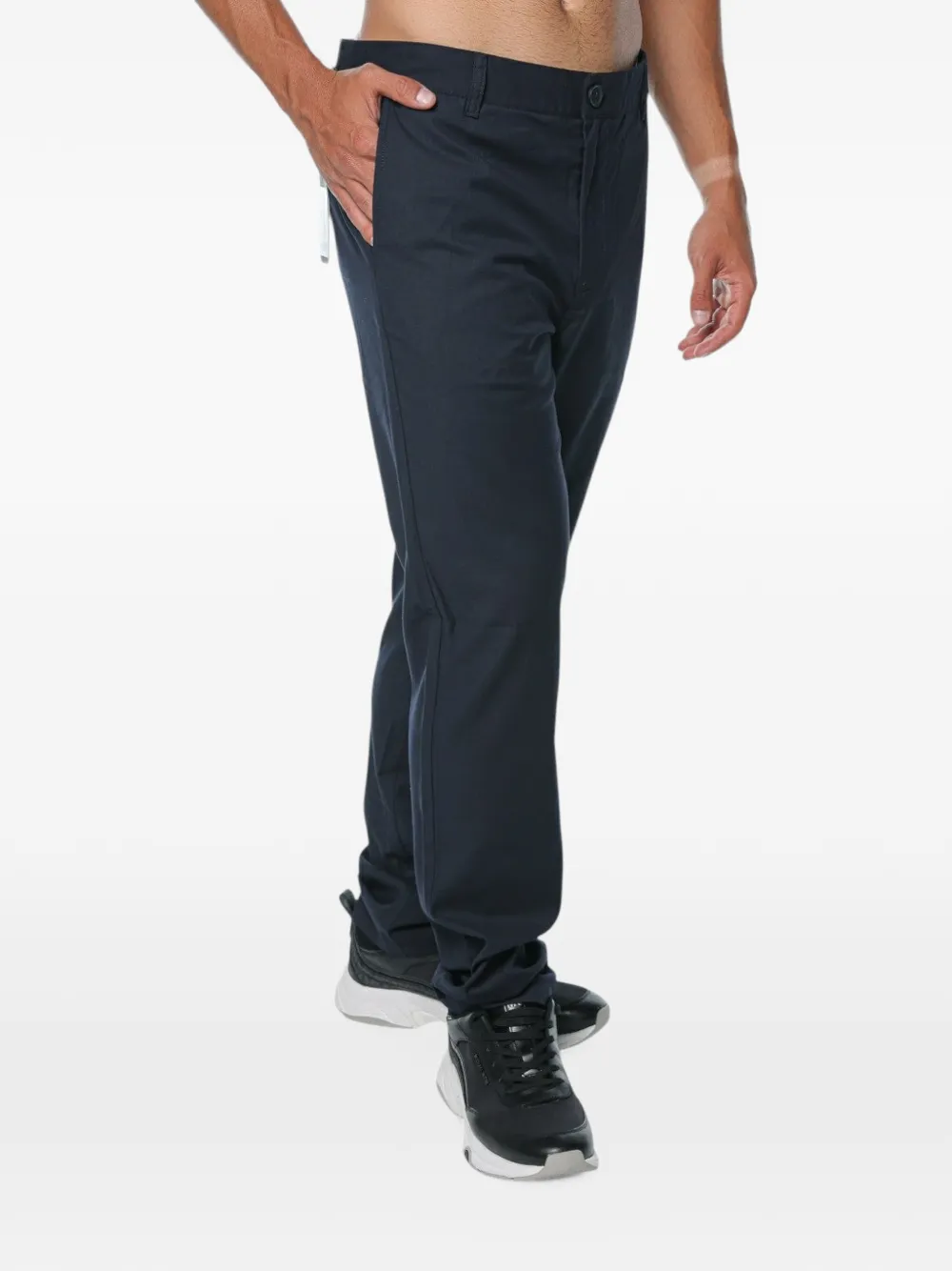 Armani Exchange Straight broek Blauw