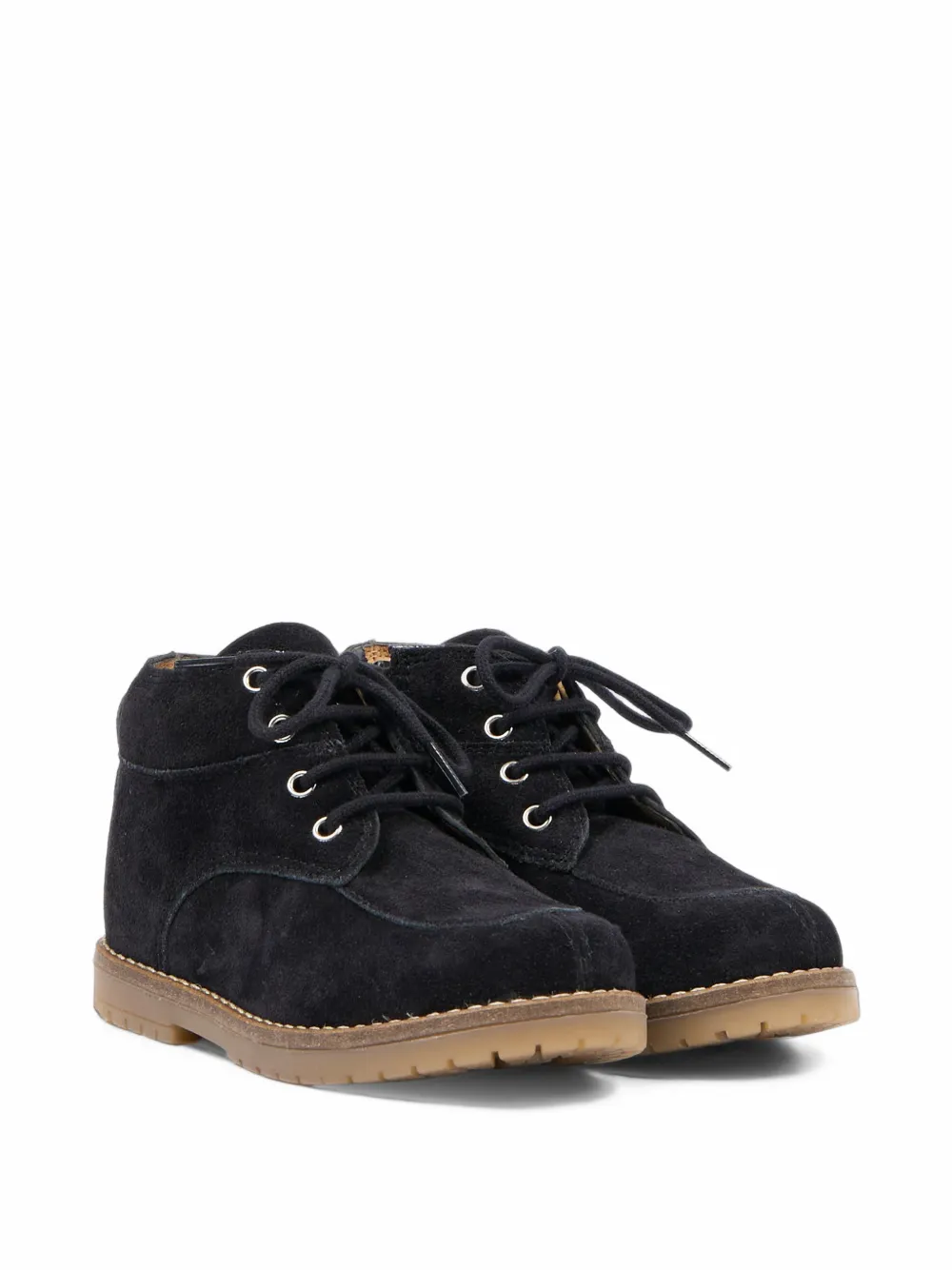 Pom D'api suede lace-up boots - Nero