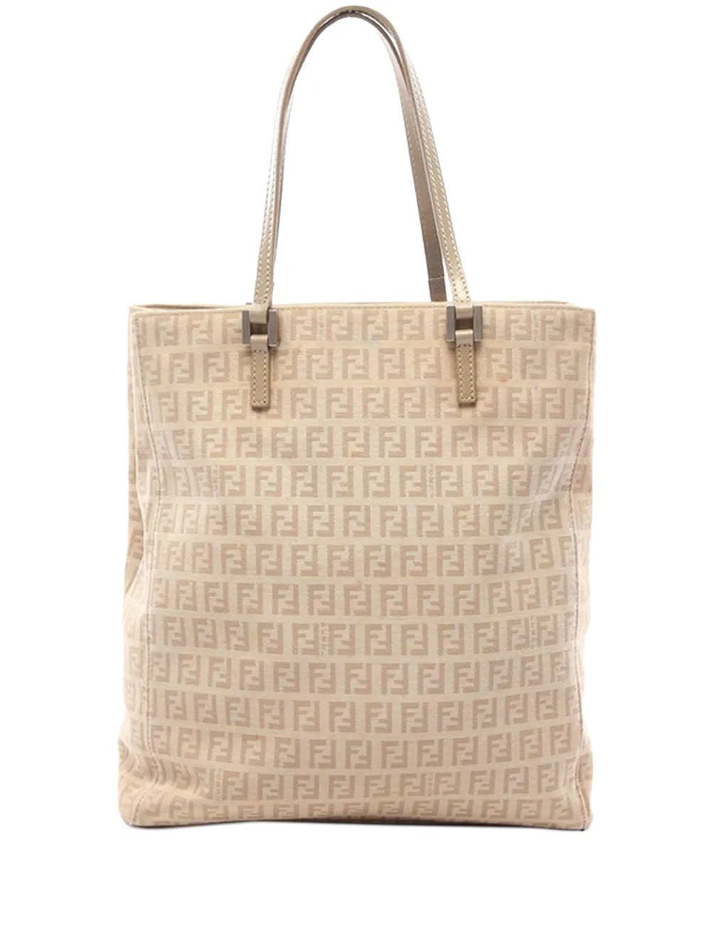 Fendi Pre-Owned 2000-2010 Zucchino Canvas tote bag - Nude