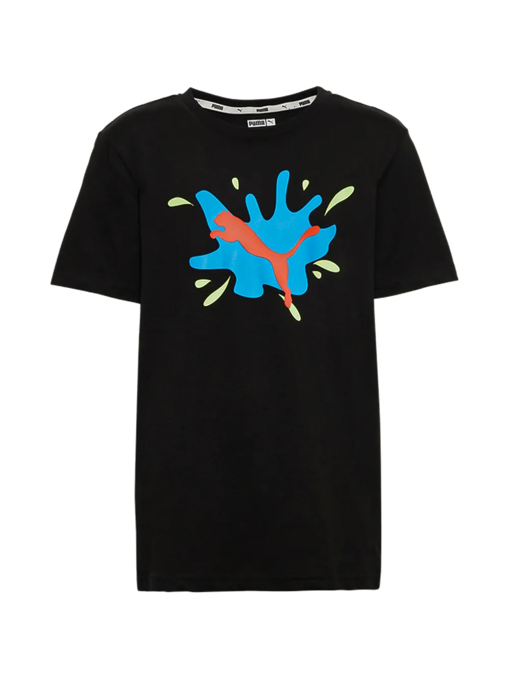 Puma Kids Splash short-sleeve T-shirt - Schwarz