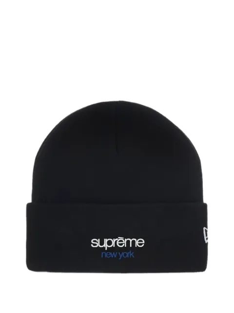 Supreme New Era New York beanie hat