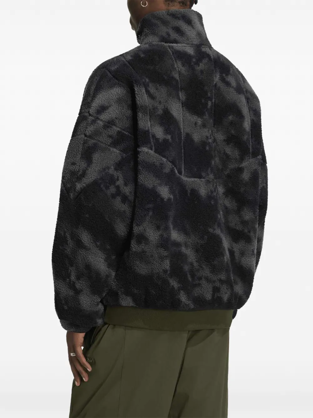 adidas camo polarfleece track top Zwart