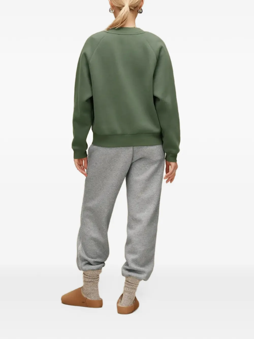 UGG -logo crewneck sweatshirt Groen