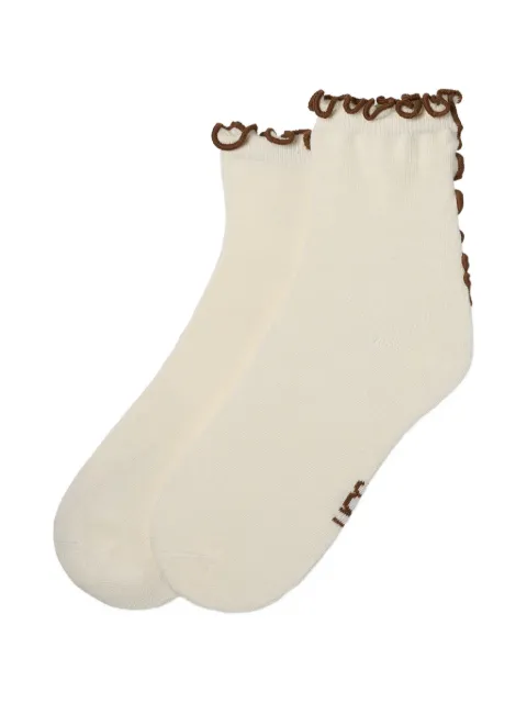 UGG Karsyn lettuce-edge socks