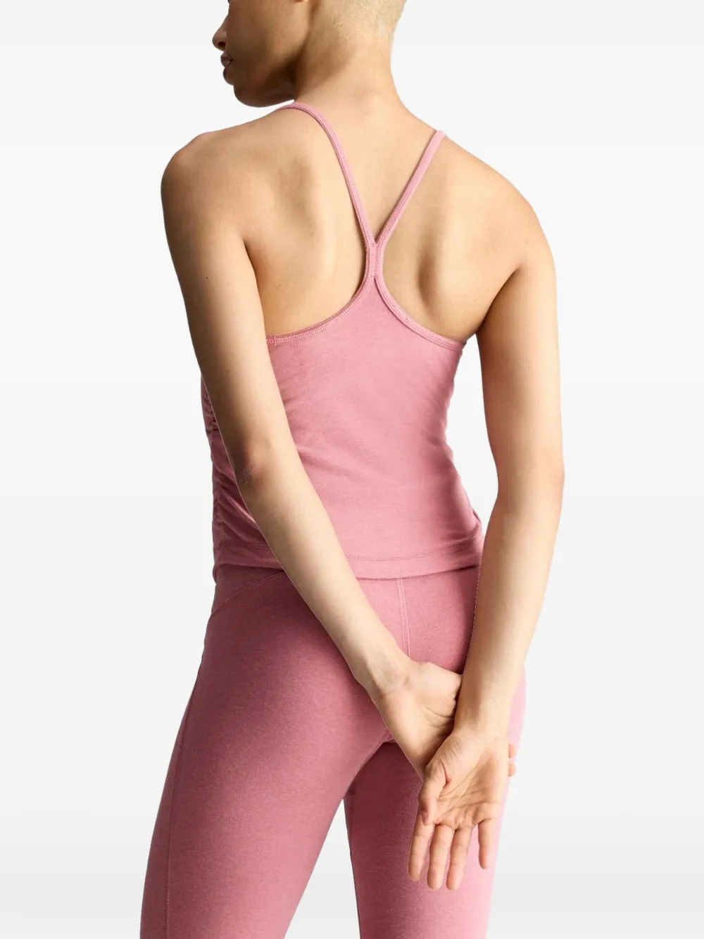 adidas x Stella McCartney studio spaghetti crop top Roze