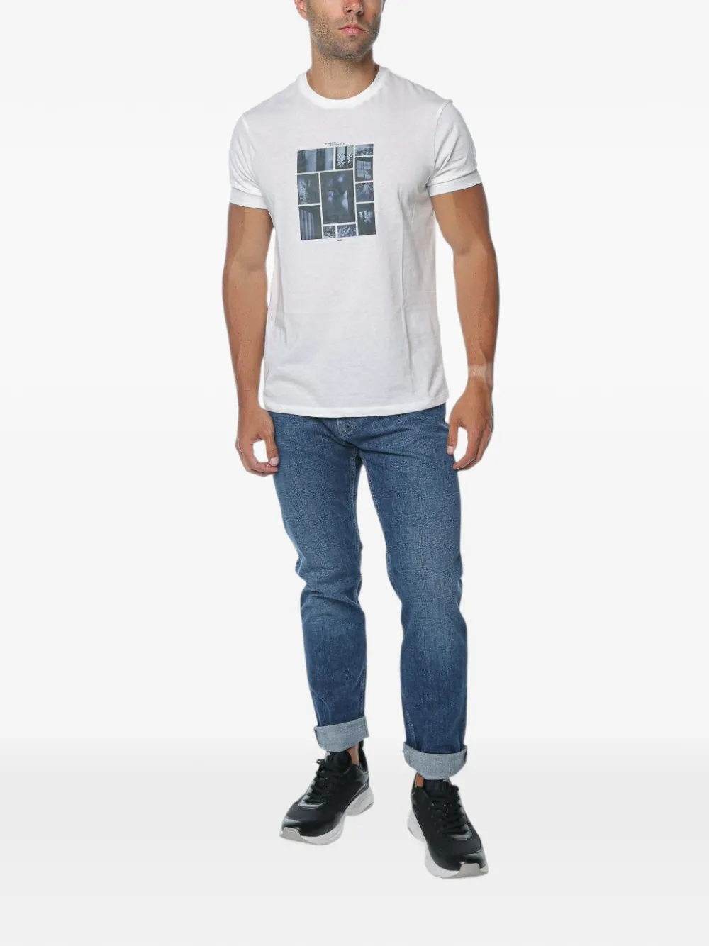 Trussardi 370 Close slim-fit jeans Blauw