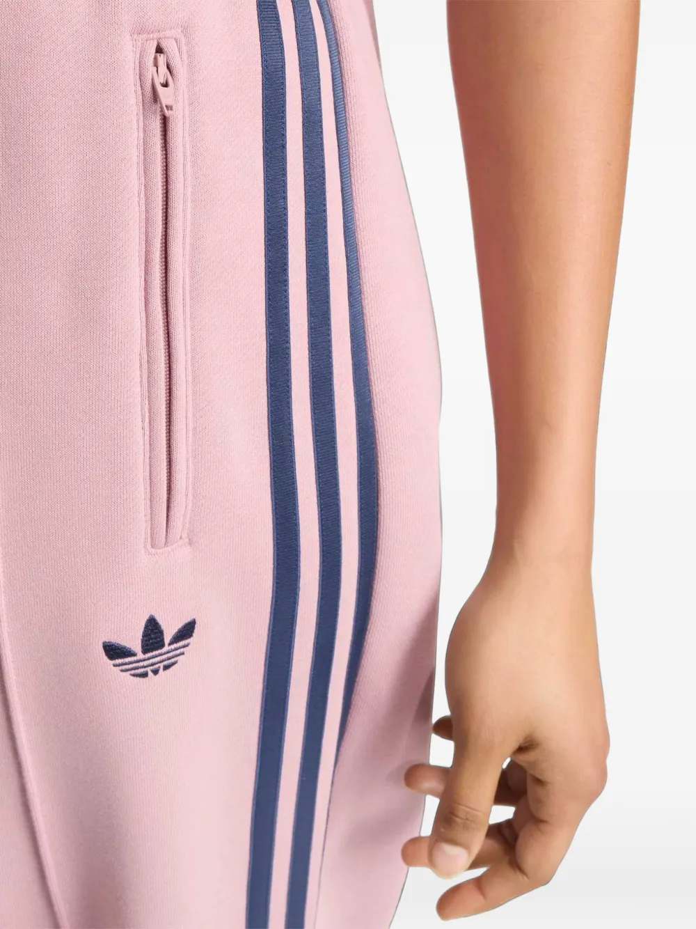 adidas logo-detail track pants Roze