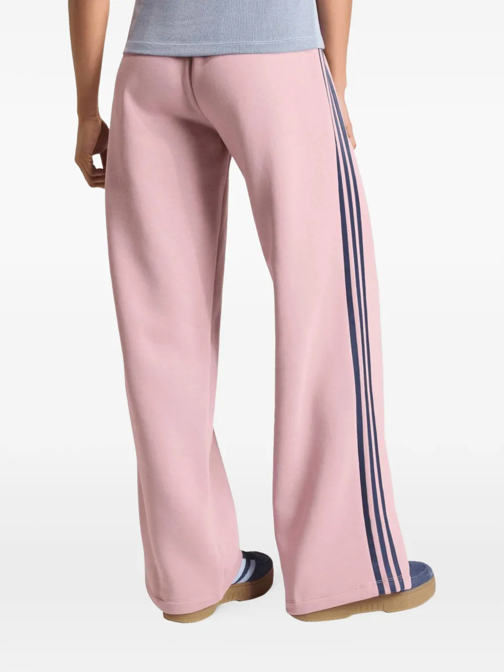 adidas logo-detail track pants Roze