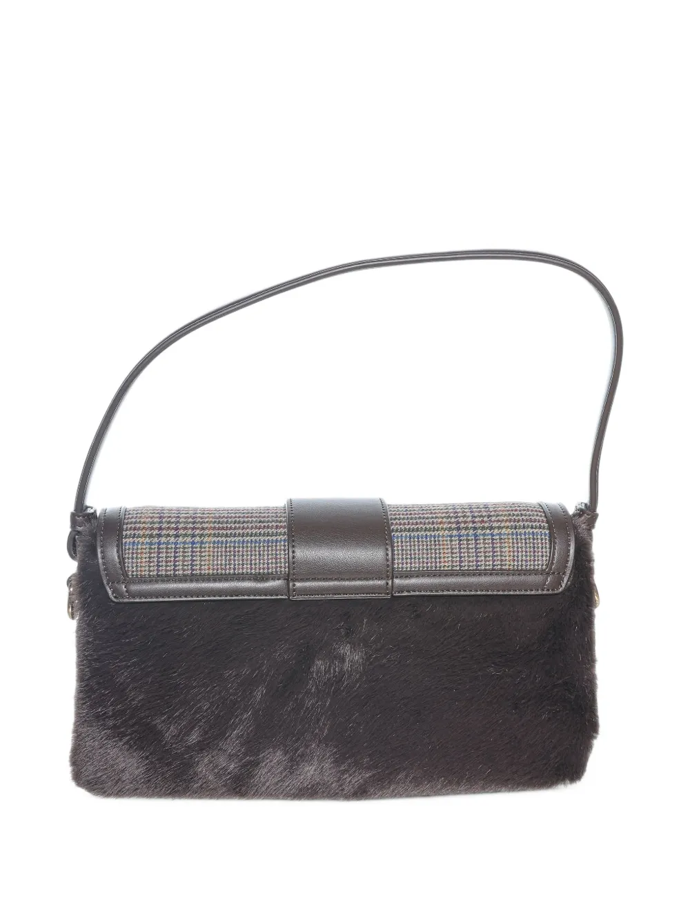 Armani Exchange Geruite schoudertas Bruin