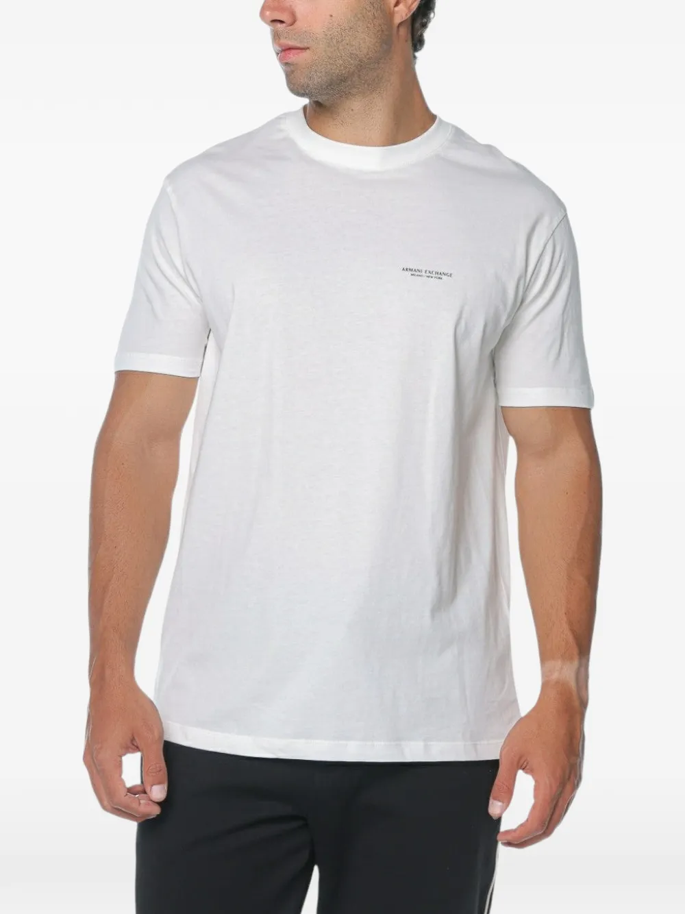 Armani Exchange T-shirt met logoprint Wit