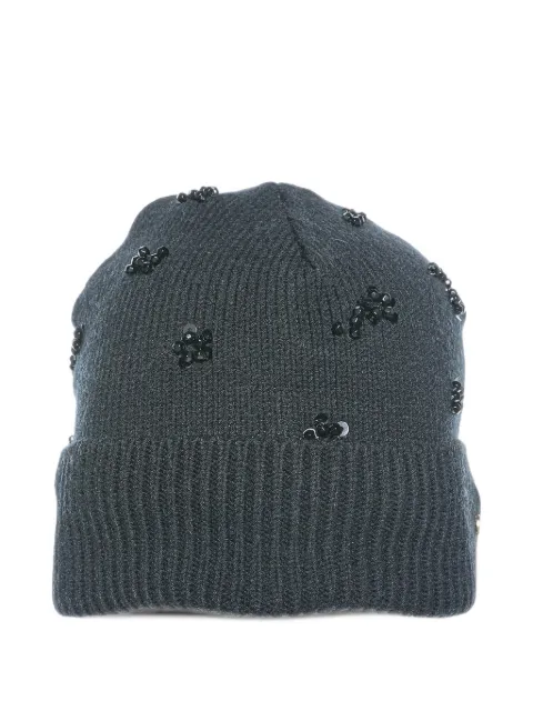 Armani Exchange gorro con lentejuelas