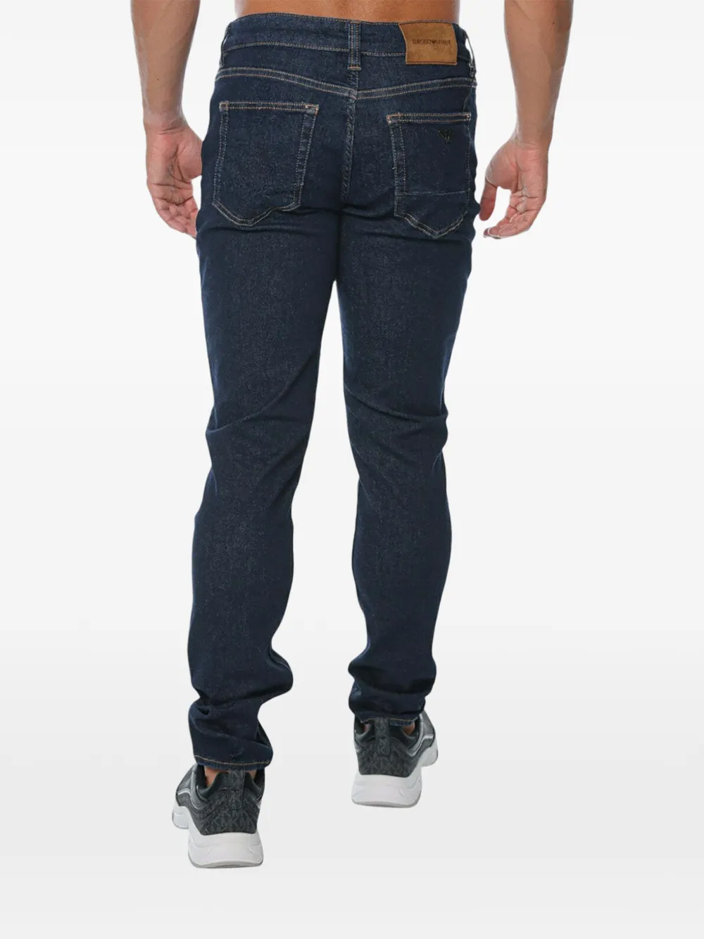 Emporio Armani Jeans met vijf zakken Blauw