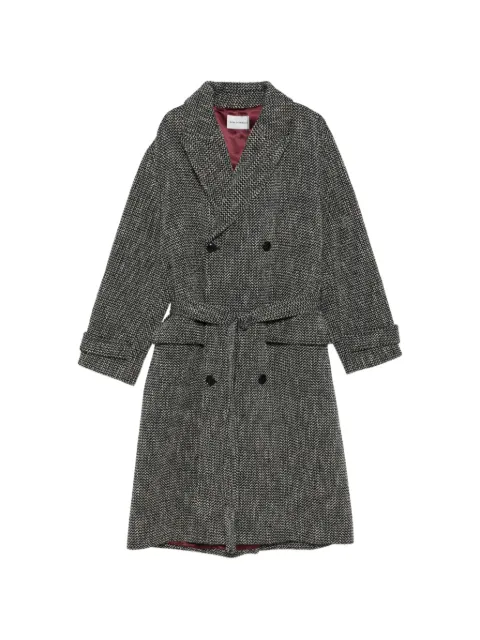 Drôle De Monsieur double-breasted belted coat