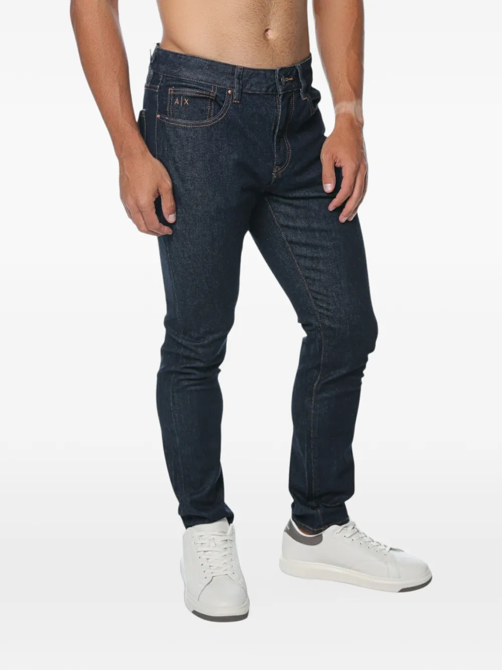 Armani Exchange Skinny jeans Blauw