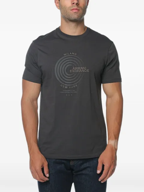 Armani Exchange logo-print cotton T-shirt